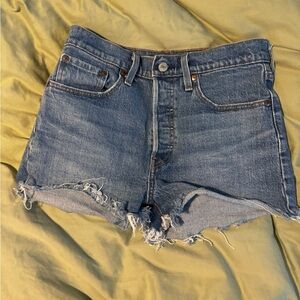 Levi's 501 Classic Blue Jean Shorts